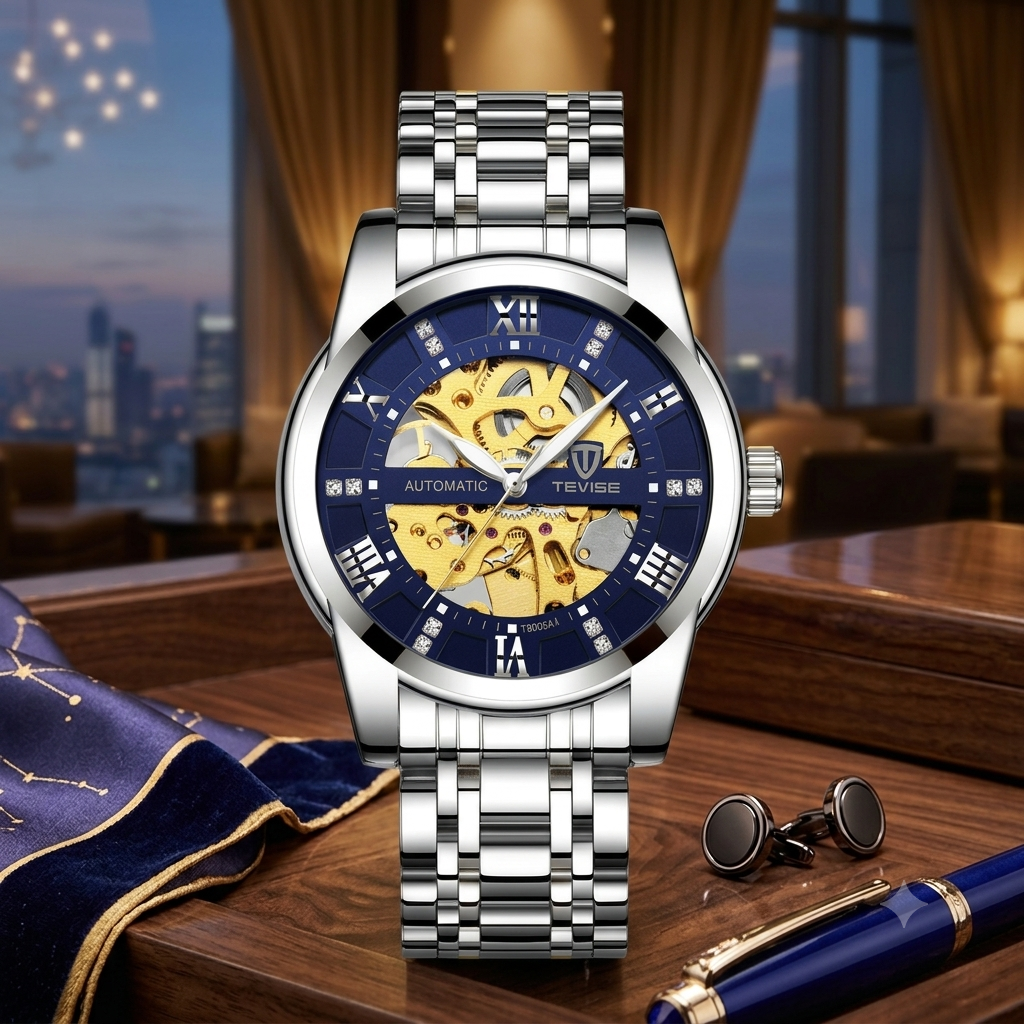 Men''s Fashion Watch Fashion Automatic Mechanical Watch Hollow Watch Watch Waterproof Men''s Watch