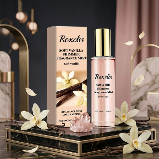 Roxelis Nude Vanilla Glitter Eau De Parfum Spray Long-lasting Fragrance