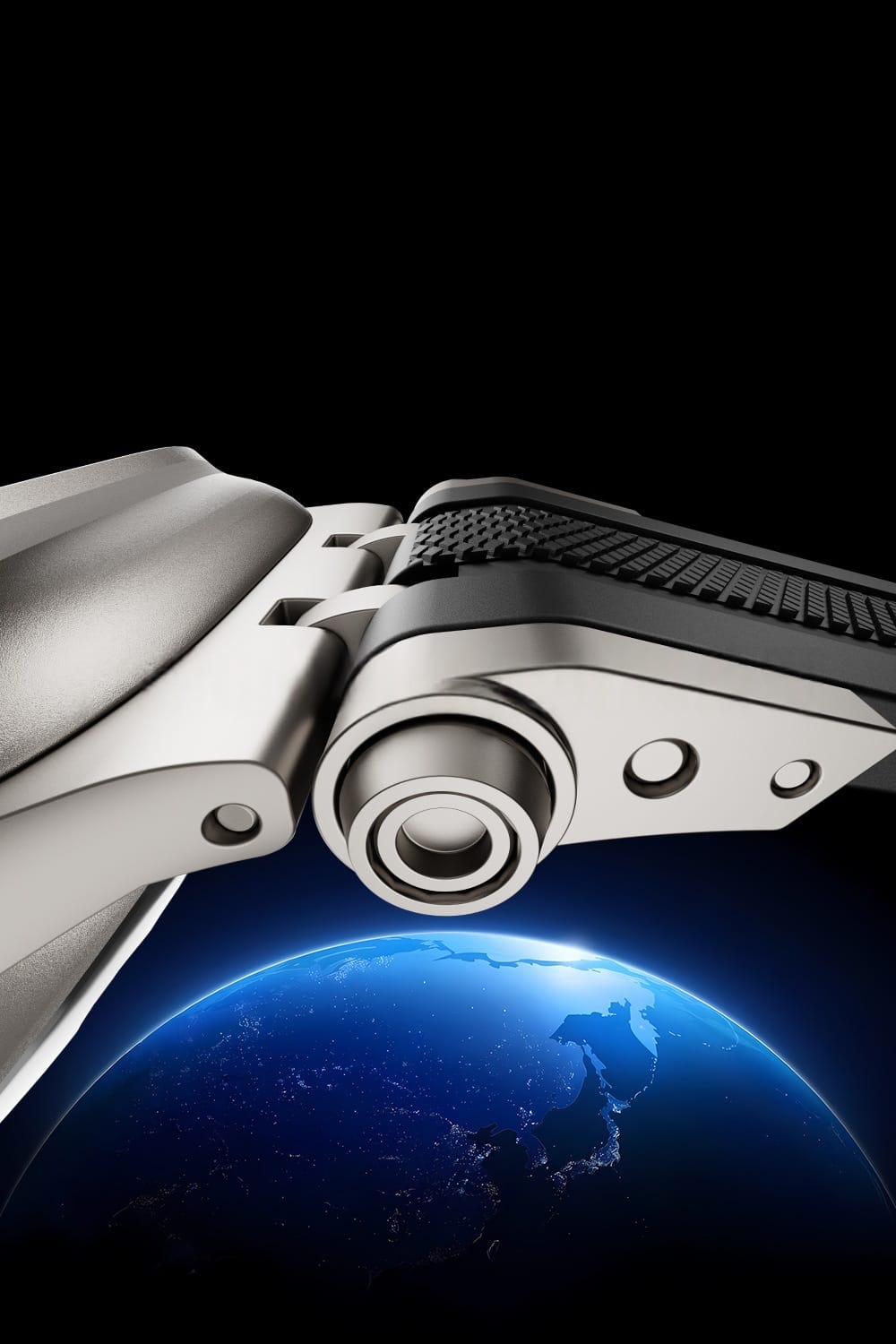 Innovative Connector Fluororubber Watch Strap