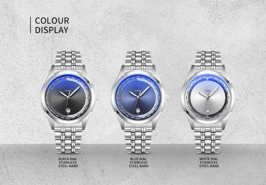 Business Men's Watches Men Luxury Brand Steel Luminous Sports Men's Watches Waterproof Wristwatch Relogio Masculino